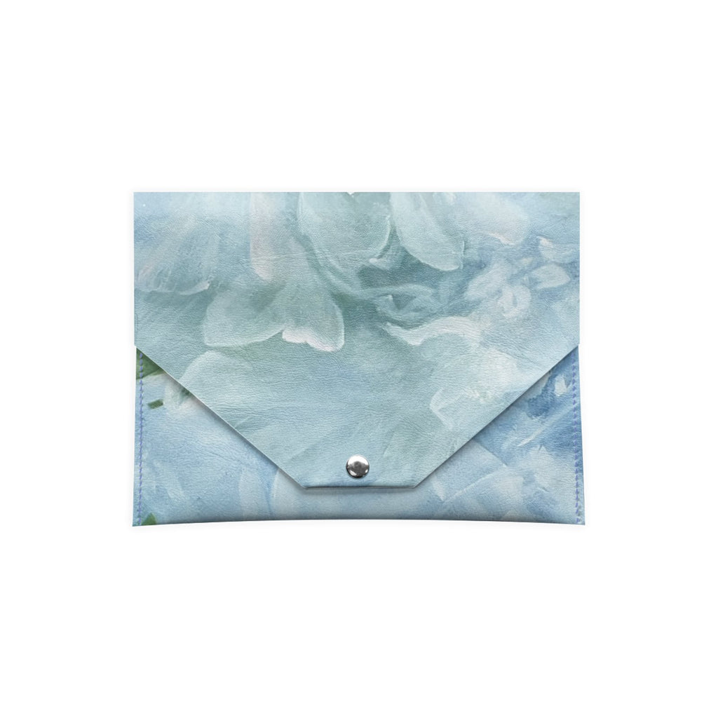 Blue Peony Mahjong Card Holder