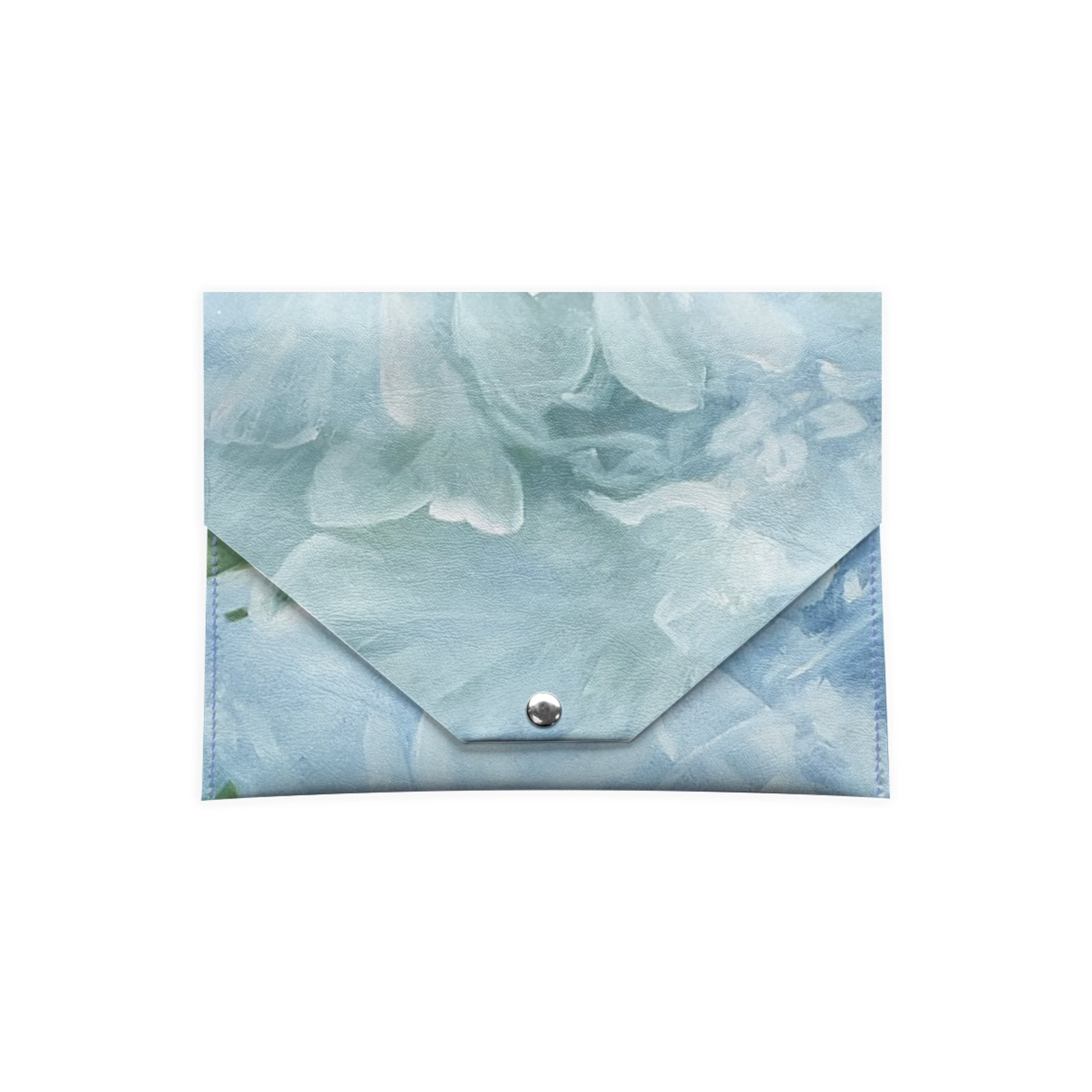 Blue Peony Mahjong Card Holder