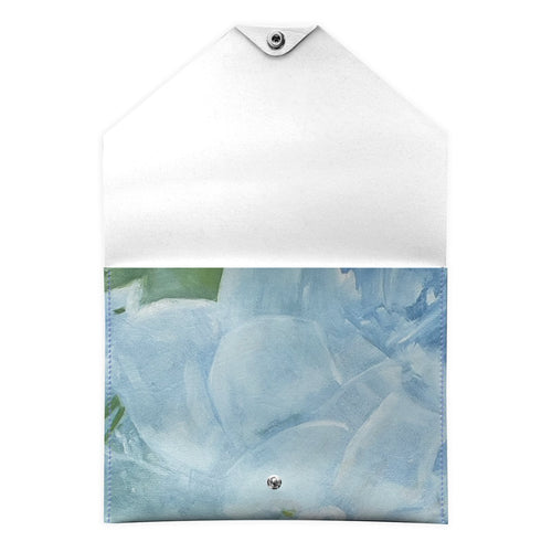 Blue Peony Mahjong Card Holder